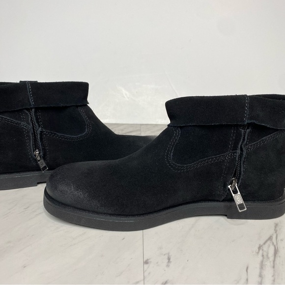 New! UGG Josefene Black Suede Mini Boot 6 - Picture 6 of 14